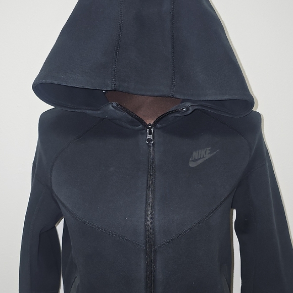 Nike Black Zip Hoodie Jacket - Picture 2 of 7